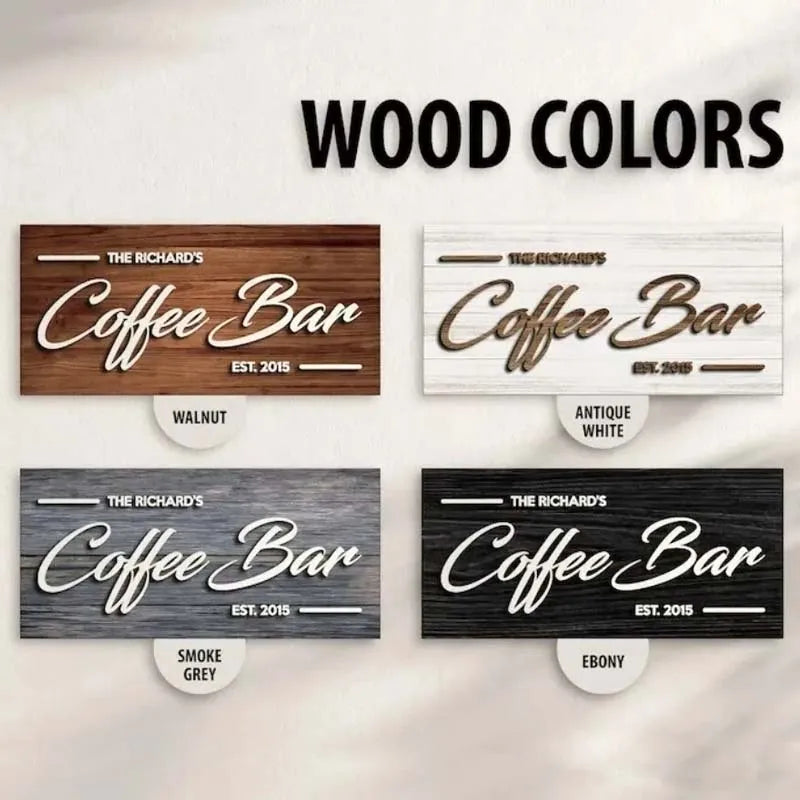 Personalisierte Holz Namensschild