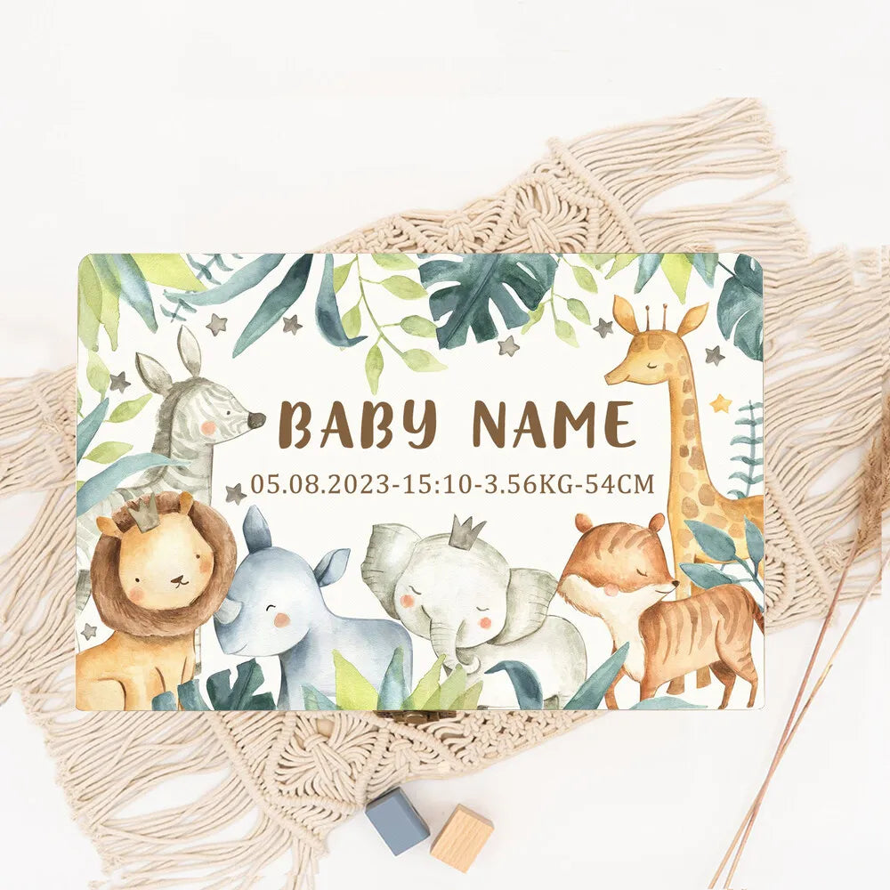 Babybox mit Waldtiermotiven