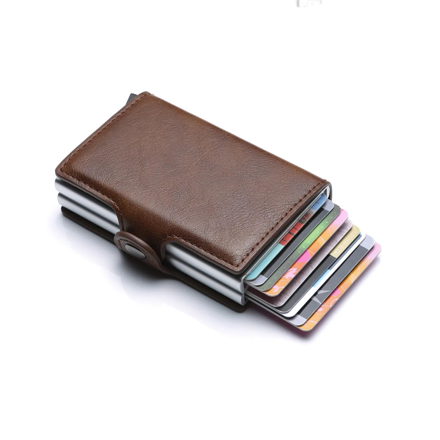 Personalisiertes Slim-Portemonnaie in PU-Leder-Optik