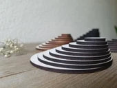 Holzplatten | Holzscheiben | Ronde | Rohling | MDF | Basteln | Bemalen | Dekorieren | Tischkarte | Platzkarte | Untersetzer