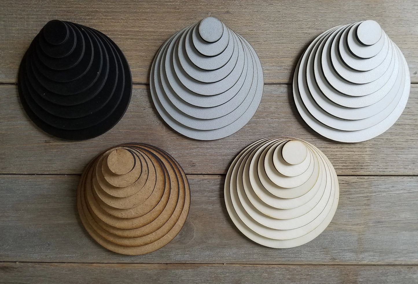 Holzplatten | Holzscheiben | Ronde | Rohling | MDF | Basteln | Bemalen | Dekorieren | Tischkarte | Platzkarte | Untersetzer