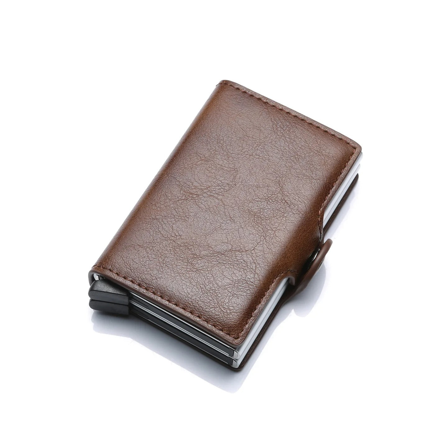 Personalisiertes Slim-Portemonnaie in PU-Leder-Optik