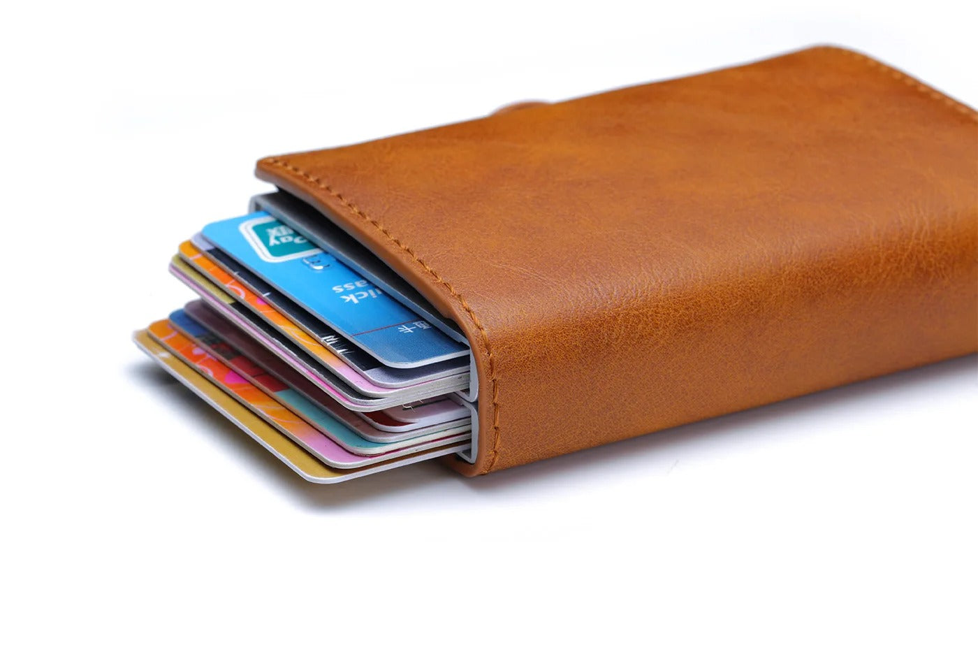 Personalisiertes Slim-Portemonnaie in PU-Leder-Optik