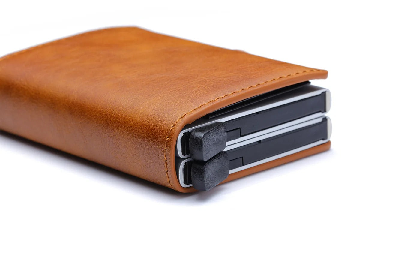 Personalisiertes Slim-Portemonnaie in PU-Leder-Optik