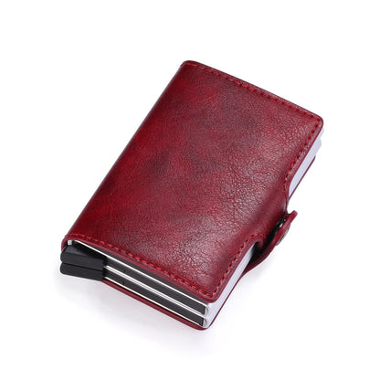 Personalisiertes Slim-Portemonnaie in PU-Leder-Optik
