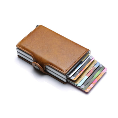 Personalisiertes Slim-Portemonnaie in PU-Leder-Optik