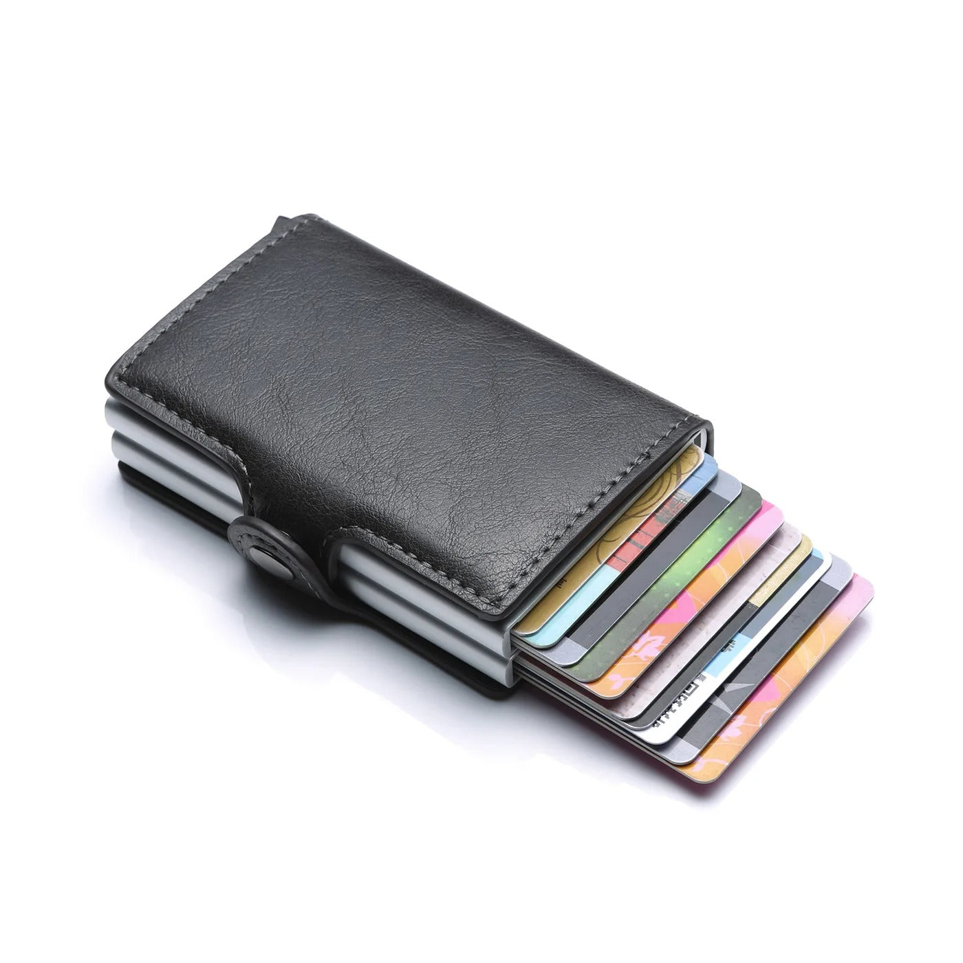 Personalisiertes Slim-Portemonnaie in PU-Leder-Optik